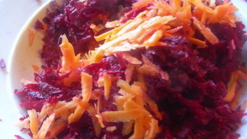 гречка с овощами и фетой