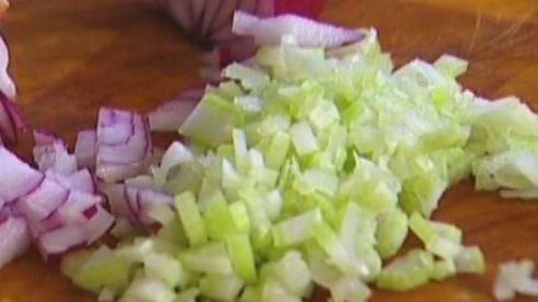 гречка с овощами, козьим сыром и белым вином