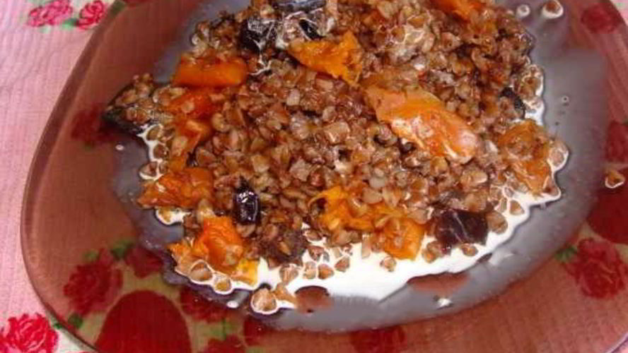 Рецепт гречки с сухофруктами