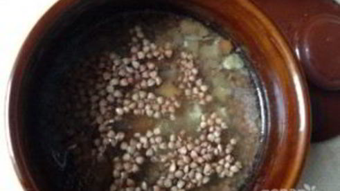 гречка в горшочке с мясом