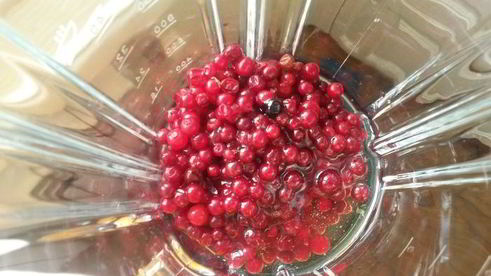 гречневая каша без варки с ягодным соусом