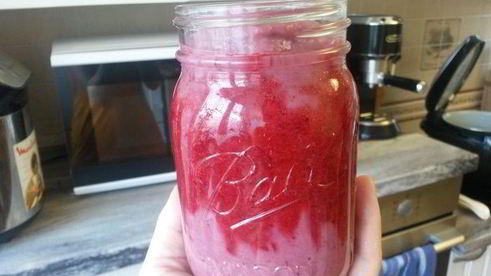 гречневая каша без варки с ягодным соусом