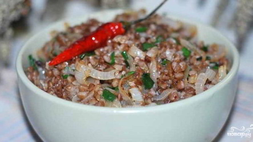 Рецепт гречневой каши с овощами