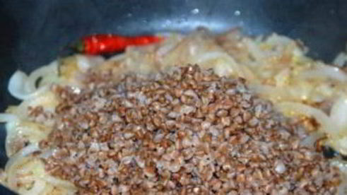 гречневая каша с овощами