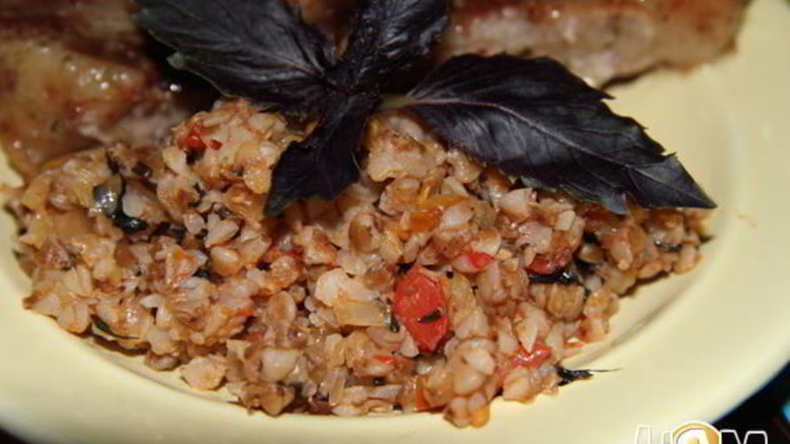 Рецепт гречневой каши с томатами по-итальянски