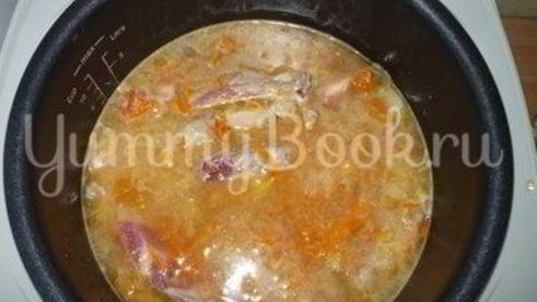 гречневая каша со свиными ребрышками из мультиварки