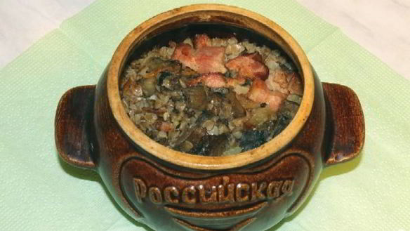 Рецепт Гречневой каши в горшочке