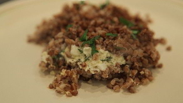 Рецепт Гречневой каши, запеченной с творогом