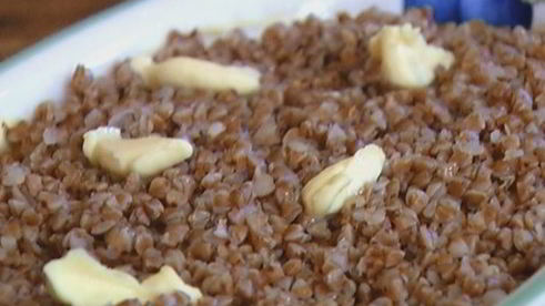 гречневая каша, запеченная с творогом