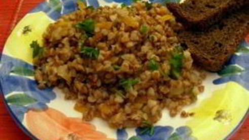 тушеная гречка