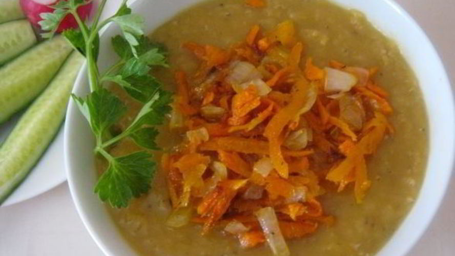 Рецепт каши из красной чечевицы