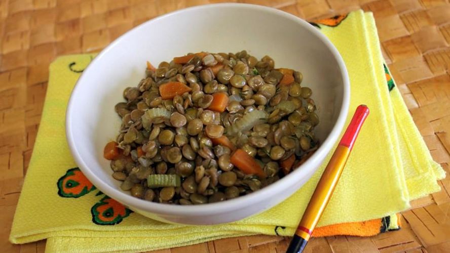 Рецепт каши из зеленой чечевицы