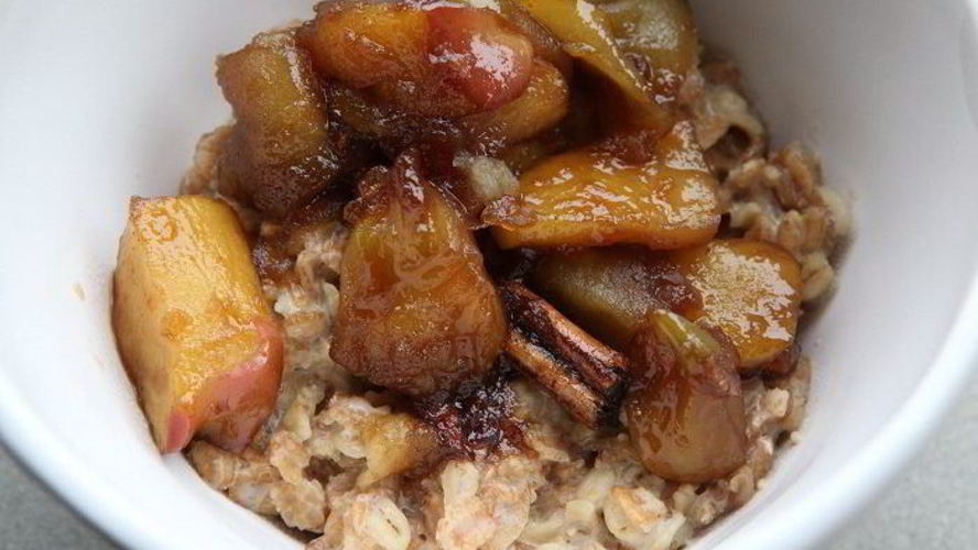 Рецепт каши с пряными яблоками