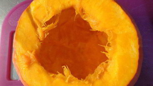 каша в тыковке веселый хэллоуин