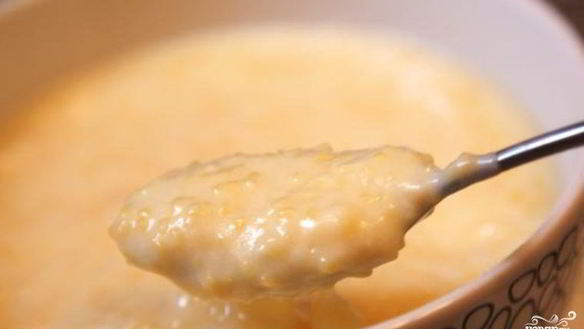 Рецепт Кукурузной каши на молоке в мультиварке