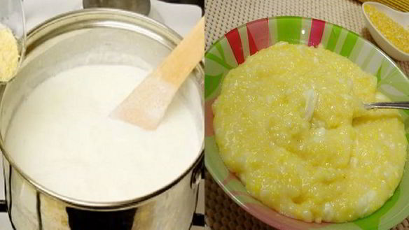 Рецепт Кукурузной каши на молоке