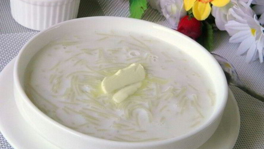 Рецепт молочной каши с вермишелью