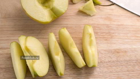 овсяная каша с яблоками и корицей