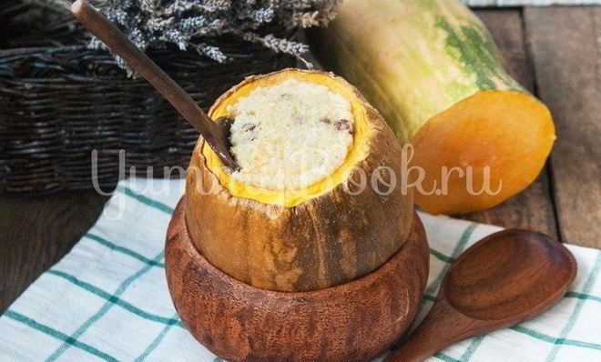 Пшенная каша в тыкве