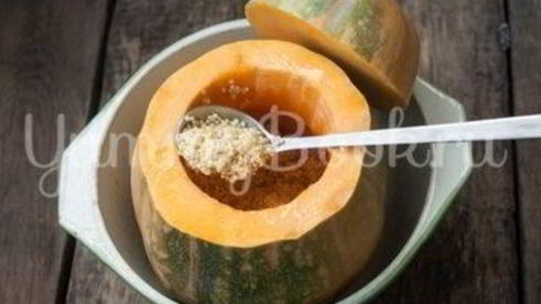 пшенная каша в тыкве