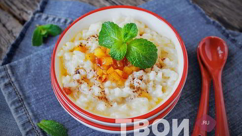 рисовая каша на молоке