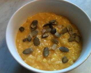 Рисовая каша с тыквой