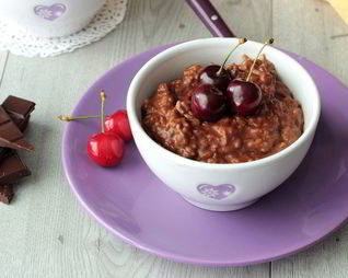 Шоколадная рисовая каша