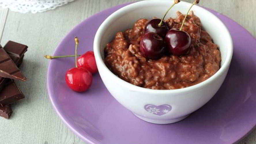 Рецепт шоколадной рисовой каши