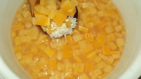 тыквенная каша с рисом на молоке