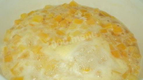 тыквенная каша с рисом на молоке