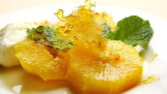 Рецепт Апельсинов в лимонном сиропе