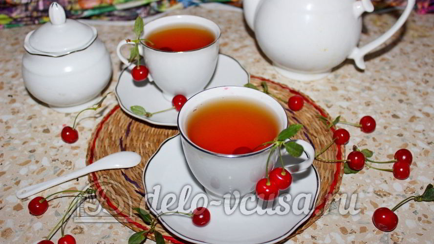 Рецепт чая с вишней