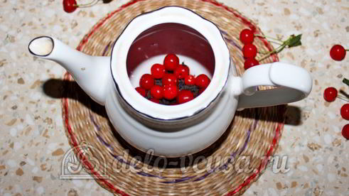чай с вишней