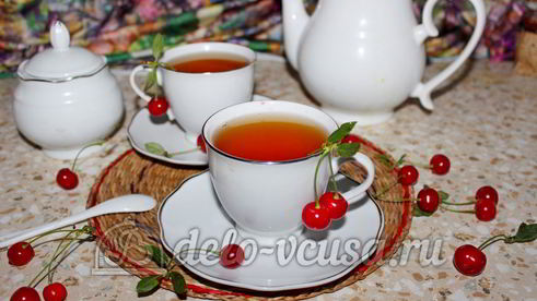 чай с вишней