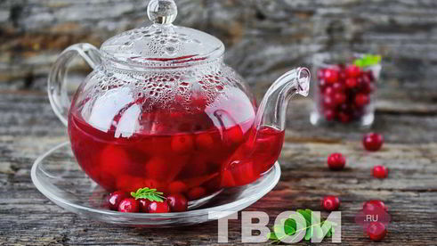 чай с ягодами