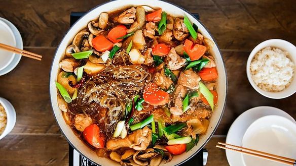 Рецепт Горячей фунчозы с курицей