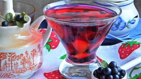 холодный чай из каркаде