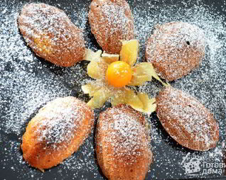 Мадлен на чайном масле