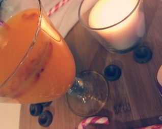 Облепиховый чай с ананасом и имбирем