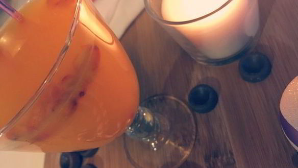 Рецепт Облепихового чая с ананасом и имбирем