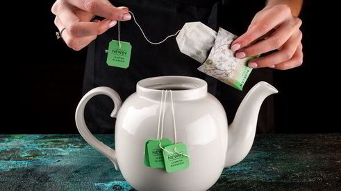 витаминный чай с киви и мятным сахаром