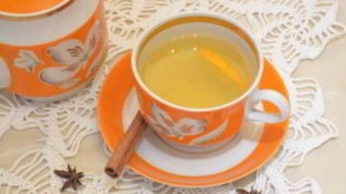 зеленый чай с апельсином