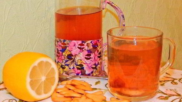 Рецепт Зеленого чая с клубникой и бананом