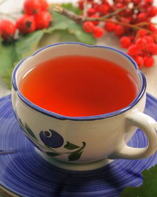 Зеленый чай с шиповником