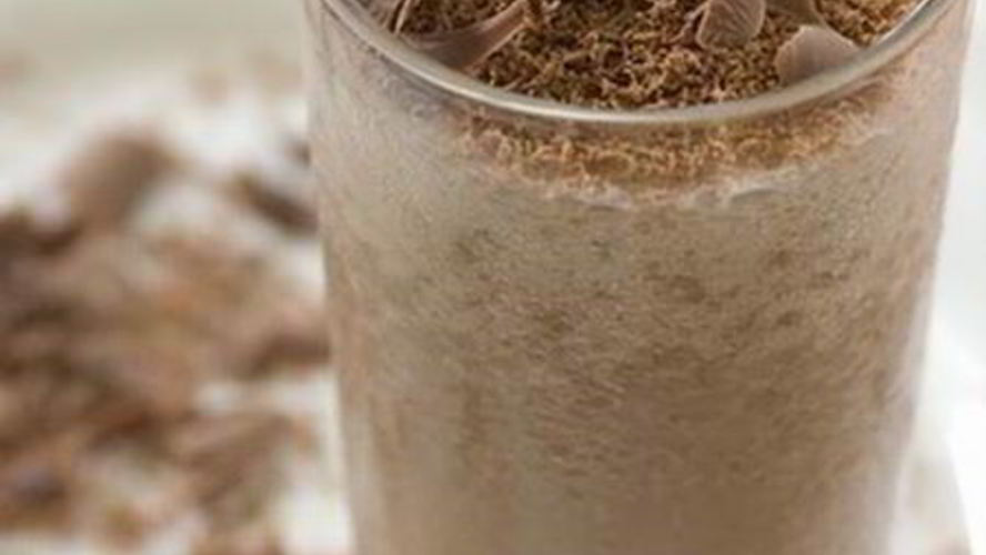 Рецепт горячего бананового коктейля с шоколадом