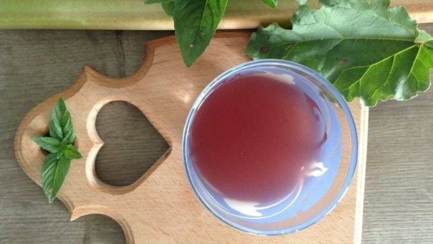 Рецепт киселя из ревеня