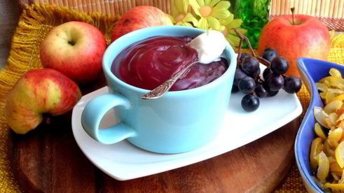 кисель осенний виноград