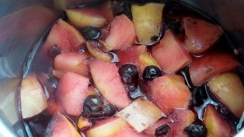 кисель осенний виноград