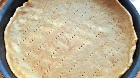 галета по-летнему на кофейном тесте