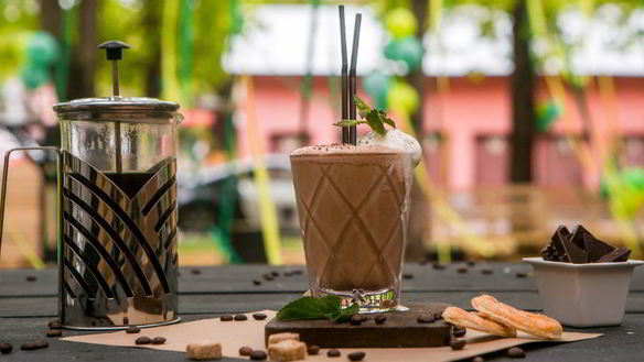 Рецепт Холодного мятно-шоколадный кофе